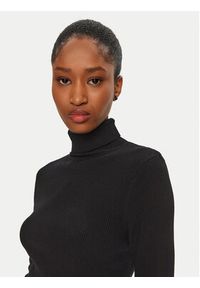 Morgan Sukienka dzianinowa 242-REGOX Czarny Slim Fit. Kolor: czarny. Materiał: wiskoza #4