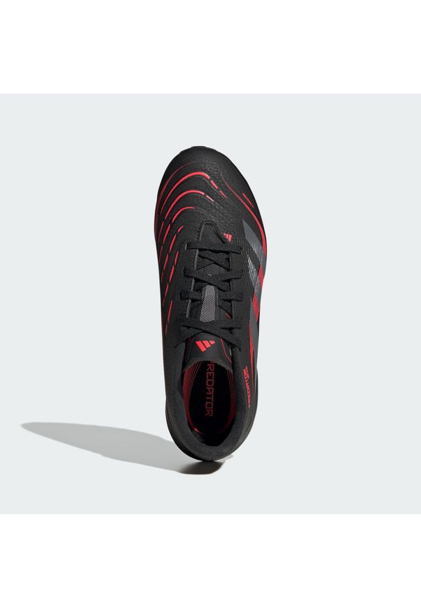 Adidas - Buty Predator League TF Kids. Kolor: czerwony, wielokolorowy, czarny, szary. Materiał: materiał