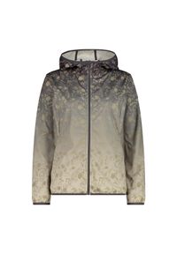 Kurtka damska turystyczna CMP 35A5656. Typ kołnierza: kaptur. Kolor: beżowy. Materiał: softshell. Sport: turystyka piesza #1