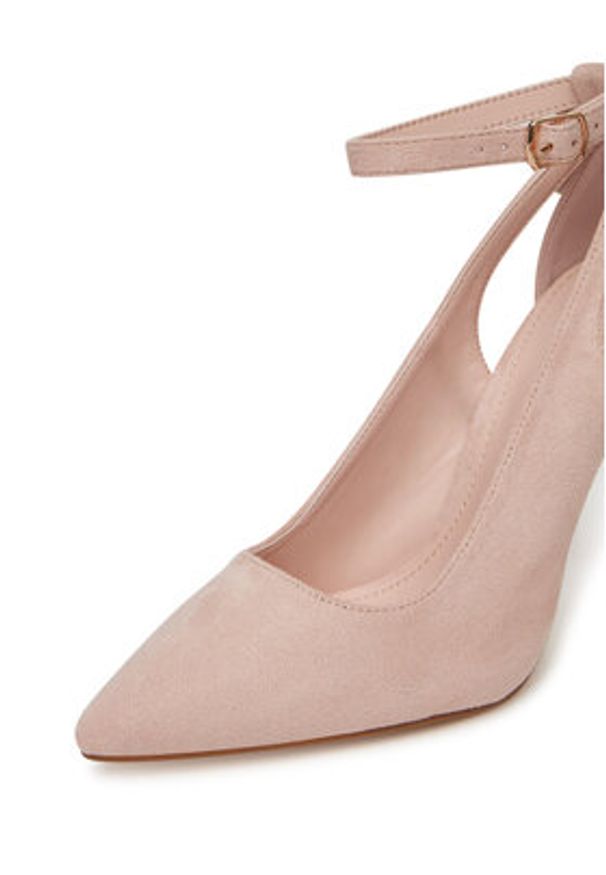 DeeZee Szpilki AB-8868 Różowy. Kolor: różowy. Materiał: materiał. Obcas: na szpilce