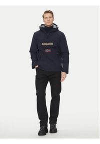 Napapijri Kurtka anorak Rainforest Pocket 2 NP0A4GMD Granatowy Regular Fit. Kolor: niebieski. Materiał: syntetyk #6