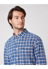 Wrangler - KOSZULA MĘSKA WRANGLER LS 1PKT BUTTON DOWN NAVY W5A3TS114. Typ kołnierza: button down #3