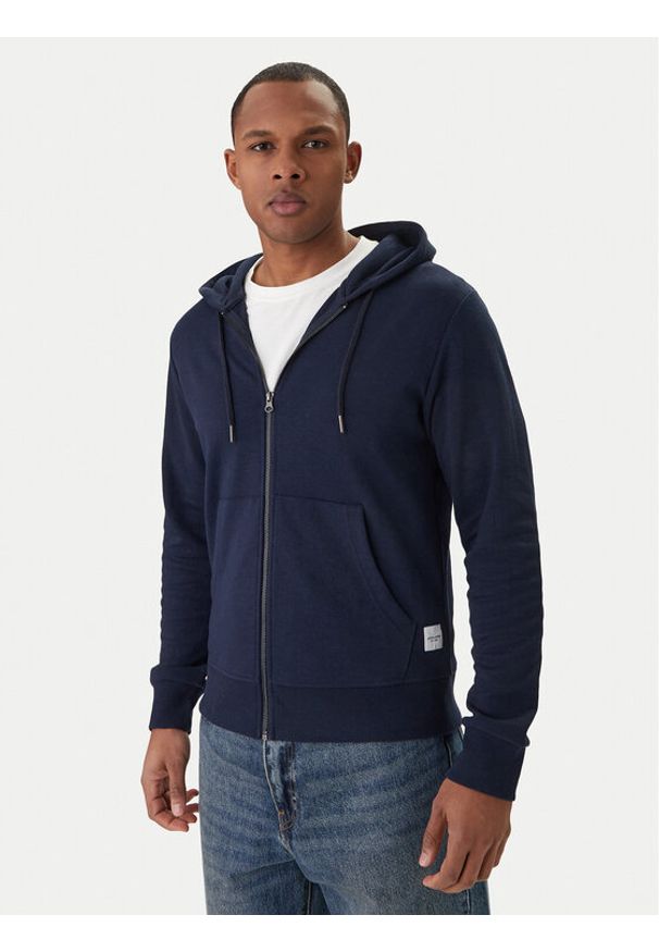 Jack & Jones Bluza Basic 12181901 Granatowy Regular Fit. Kolor: niebieski. Materiał: bawełna