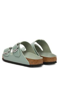 Birkenstock Klapki Arizona Big Buckle Hex 1031882 Zielony. Kolor: zielony. Materiał: skóra #2