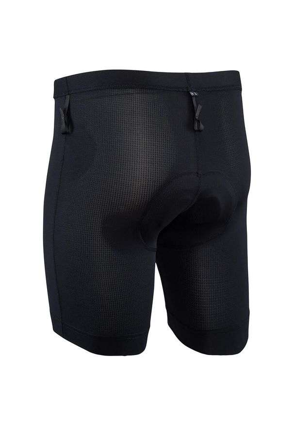 Spodenki rowerowe wewnętrzne męskie z wkładką Coolmax Silvini Inner MP373V. Kolor: czarny. Sport: kolarstwo