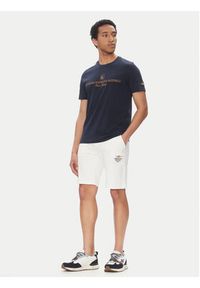 Aeronautica Militare Szorty sportowe 251BF017F459 Biały Regular Fit. Kolor: biały. Materiał: bawełna. Styl: sportowy