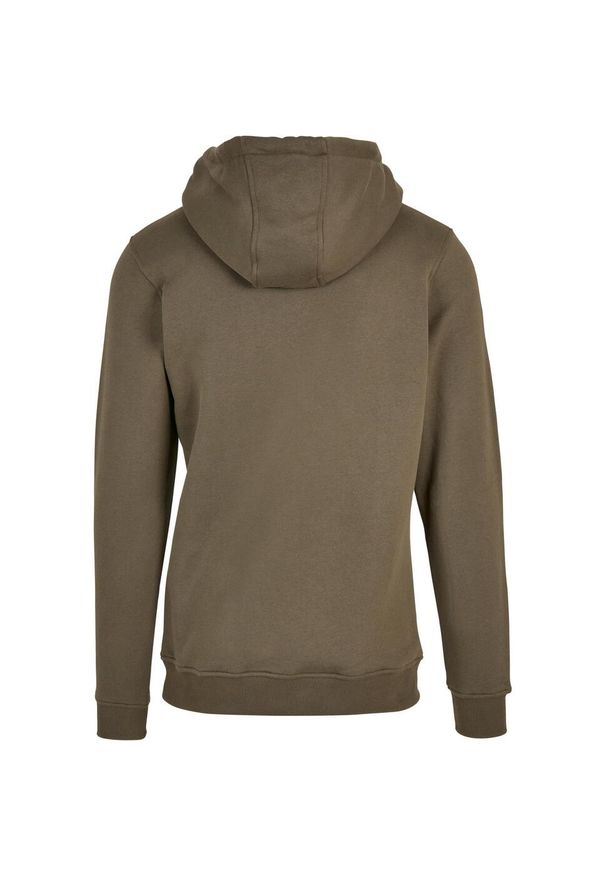 BUILD YOUR BRAND - Organiczna Bluza Z Kapturem Unisex Dla Dorosłych. Typ kołnierza: kaptur. Kolor: zielony