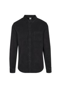 Urban Classics - Klasyczna koszula sztruksowa Urban. Kolor: czarny. Materiał: sztruks. Styl: klasyczny #1