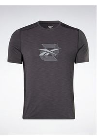 Reebok T-Shirt Activchill Graphic Move HS5933 Czarny Active Fit. Kolor: czarny. Materiał: syntetyk #6