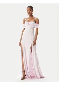 Elisabetta Franchi Sukienka wieczorowa AB-R08-51E2-V800 Różowy Regular Fit. Kolor: różowy. Materiał: wiskoza. Styl: wizytowy #3