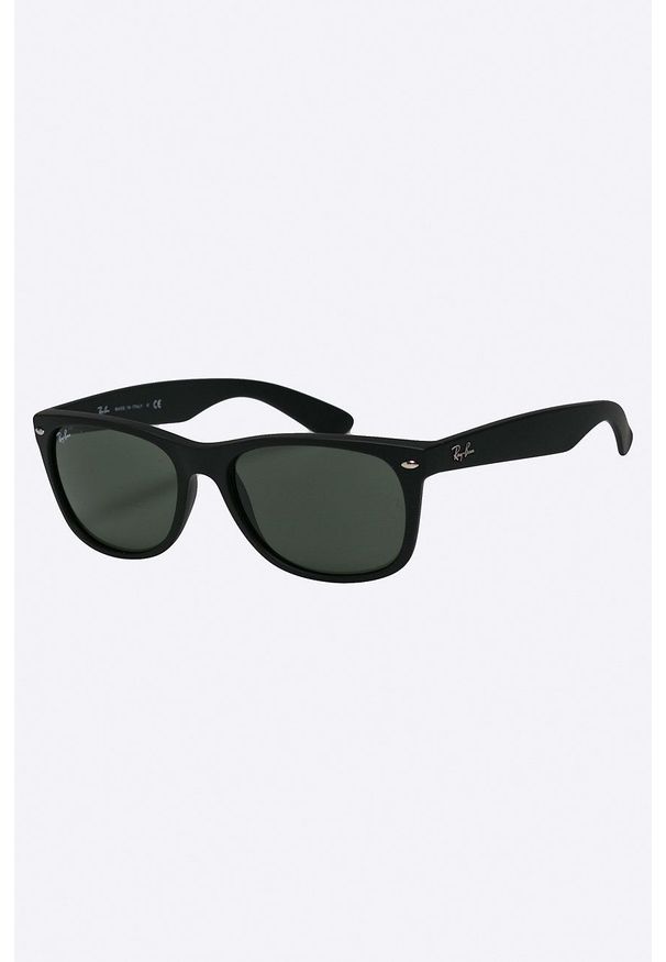 Ray-Ban - Okulary. Kształt: owalne. Kolor: czarny