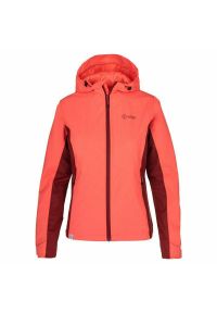 Damska kurtka outdooroowa Kilpi ORLETI-M. Kolor: czerwony. Materiał: softshell. Sport: turystyka piesza #1