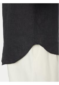 TOMMY HILFIGER - Tommy Hilfiger Koszula MW0MW35207 Czarny Regular Fit. Kolor: czarny. Materiał: len #5