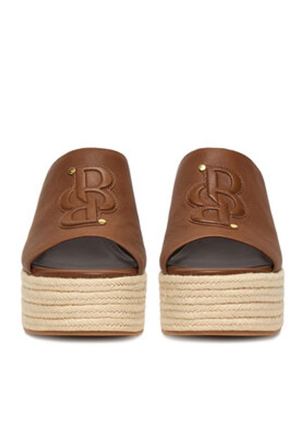 Badura Klapki EO-AMINA-LT0228-26-801 Brązowy. Kolor: brązowy. Materiał: skóra