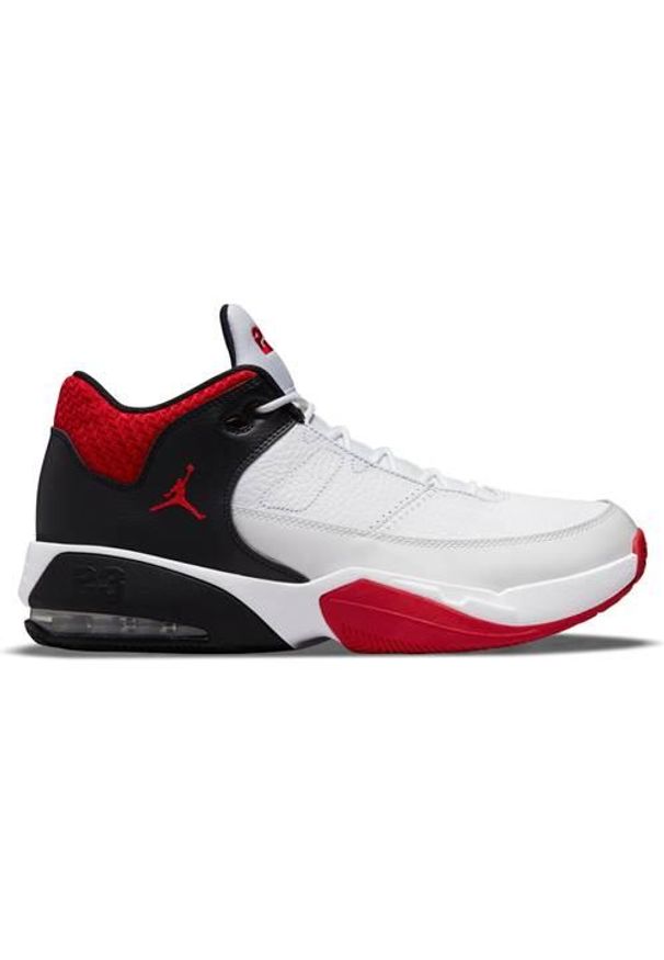 Buty do chodzenia męskie Nike Jordan Max Aura 3. Zapięcie: sznurówki. Kolor: biały, czerwony, wielokolorowy. Materiał: materiał, tkanina, syntetyk. Szerokość cholewki: normalna. Sport: turystyka piesza