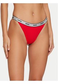 Hugo - HUGO Komplet stringów Fivepack 50527208 Kolorowy. Materiał: bawełna. Wzór: kolorowy #4