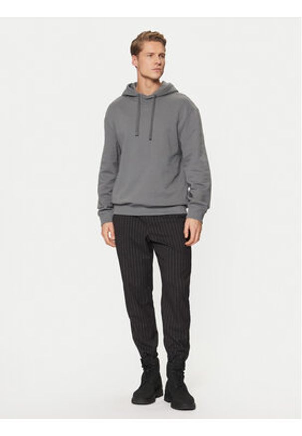 Hugo - HUGO Bluza Dapo 50486478 Szary Relaxed Fit. Kolor: szary. Materiał: bawełna