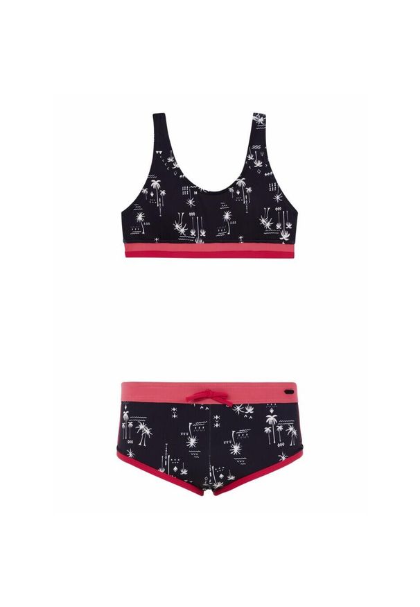 Dziewczęcy dwuczęściowy kostium kąpielowy Protest Prtphilla. Kolor: czarny