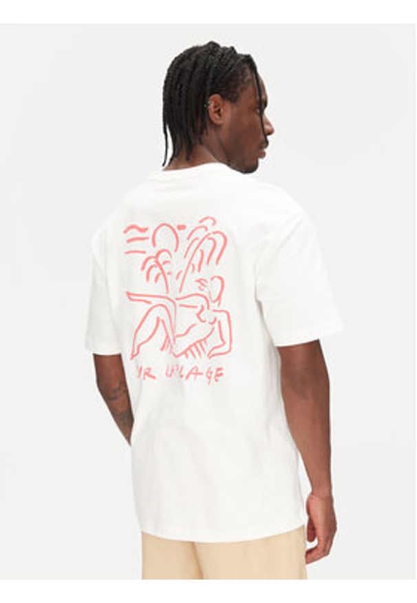 Only & Sons T-Shirt Milo 22034452 Biały Relaxed Fit. Kolor: biały. Materiał: bawełna