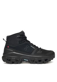 On Trekkingi Cloudrock Mid Wp 3WF10131043 Czarny. Kolor: czarny. Materiał: materiał