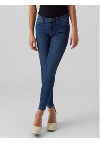 Vero Moda Jeansy June 10278817 Granatowy Slim Fit. Kolor: niebieski #1