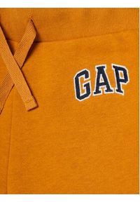 GAP - Gap Spodnie dresowe 748000-07 Brązowy Regular Fit. Kolor: brązowy. Materiał: bawełna #2