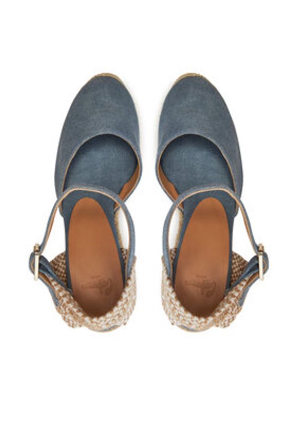 Castañer Espadryle Carol/8Ed/002 021654 Niebieski. Kolor: niebieski. Materiał: materiał
