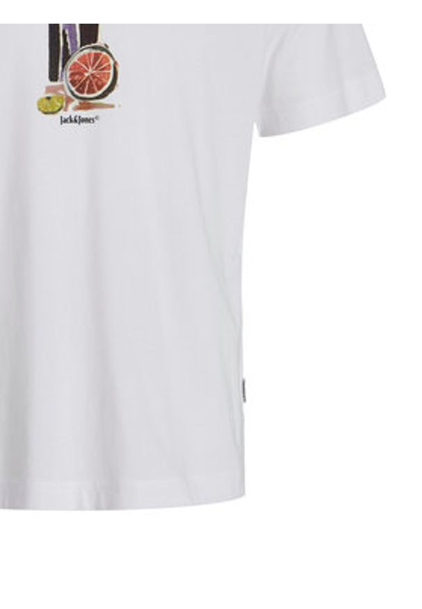Jack & Jones - Jack&Jones T-Shirt Varenna 12273162 Biały Regular Fit. Kolor: biały. Materiał: bawełna