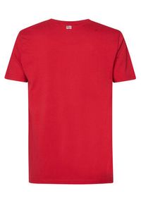 Petrol Industries T-Shirt M-1030-TSR633 Czerwony Regular Fit. Kolor: czerwony