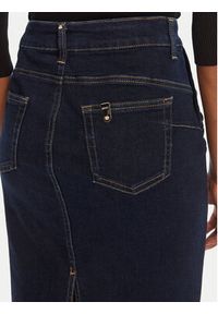 Liu Jo Spódnica jeansowa UF5092 D0264 Granatowy Regular Fit. Kolor: niebieski. Materiał: jeans, bawełna #5