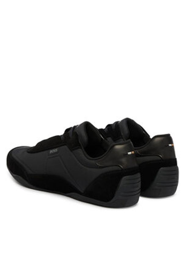 BOSS Sneakersy Jaylen Lowp 50563894 Czarny. Kolor: czarny. Materiał: skóra