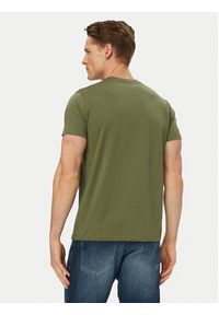 BOSS T-Shirt 50531401 Zielony ciemny Regular Fit. Kolor: zielony. Materiał: bawełna #4