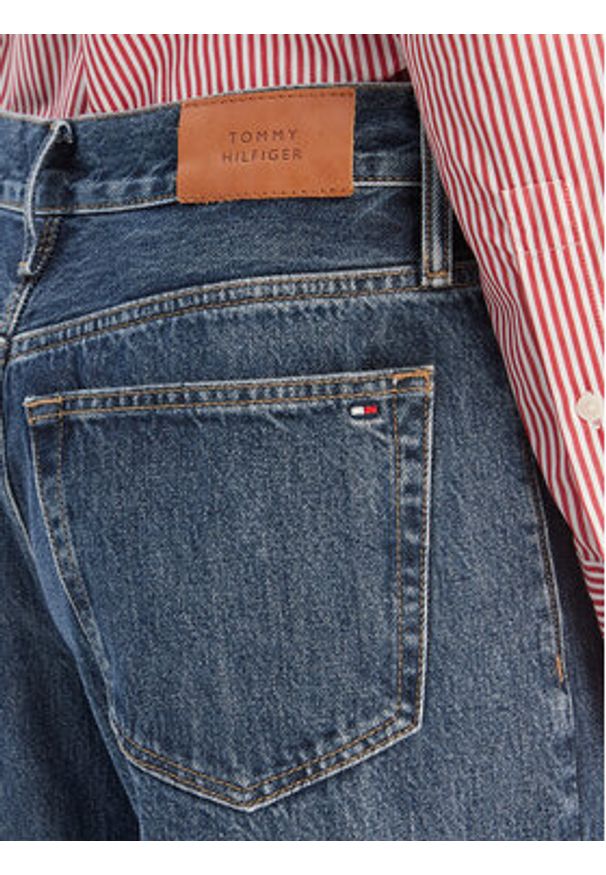TOMMY HILFIGER - Tommy Hilfiger Jeansy WW0WW49387 Niebieski Wide Leg. Kolor: niebieski
