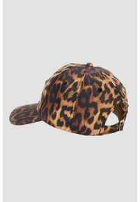 Guess - GUESS Leopardowa damska czapka z daszkiem. Kolor: brązowy #3