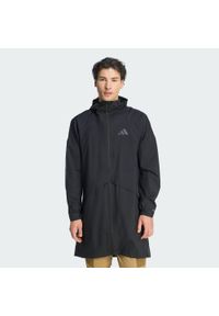 Adidas - Parka przeciwdeszczowa Terrex Multi 2 Layer CLIMAPROOF. Kolor: czarny. Materiał: puch. Technologia: ClimaProof (Adidas). Sport: turystyka piesza #1