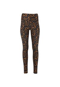 Damskie legginsy Athlecia Windia. Kolor: brązowy. Sport: fitness #1