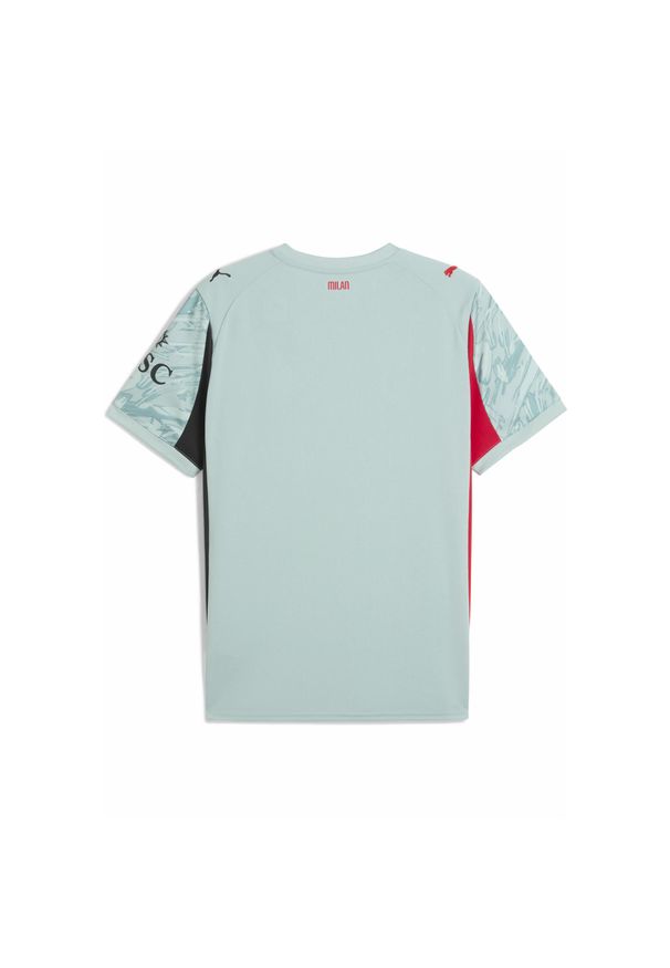 Puma - Męska koszulka bramkarska AC Milan 25/26 PUMA Modern Mint For All Time Red Green. Kolor: zielony. Materiał: tkanina