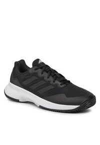 Adidas - adidas Buty do tenisa Gamecourt 2.0 Tennis IG9567 Czarny. Kolor: czarny. Materiał: materiał. Sport: tenis