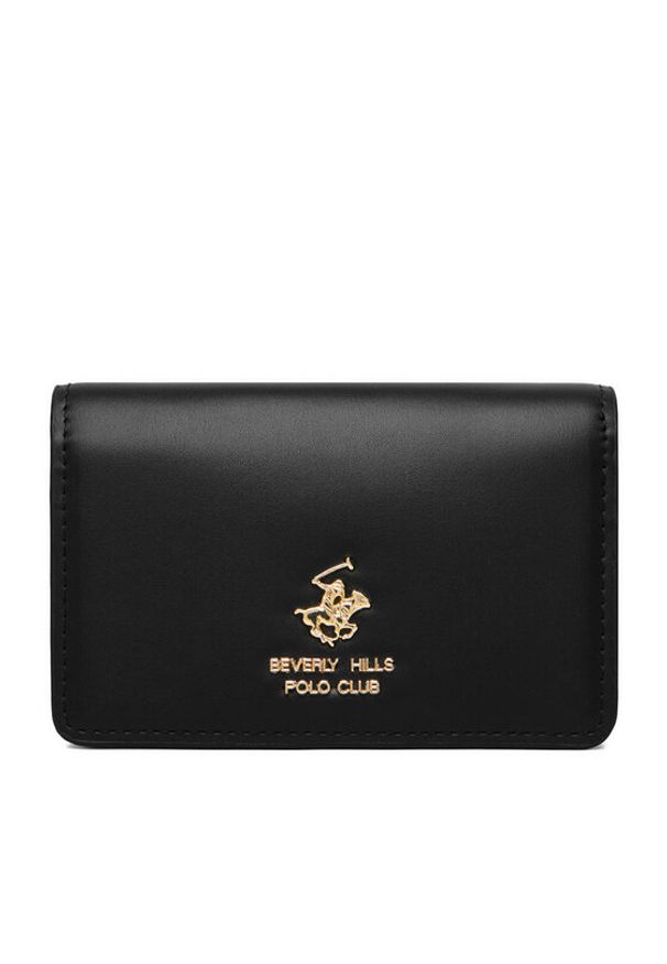 Beverly Hills Polo Club Portfel CWBEO-BHPC-W1-006-SS26 Czarny. Kolor: czarny. Materiał: skóra