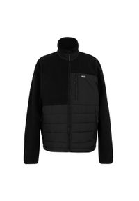 Regatta - Męska Kurtka Hybrydowa Frankie Borg Z Pełnym Zamkiem Błyskawicznym. Kolor: czarny. Sport: turystyka piesza #1