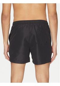 Calvin Klein Swimwear Szorty kąpielowe KM0KM01092 Czarny Regular Fit. Kolor: czarny. Materiał: syntetyk #3