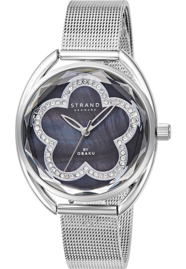 Zegarek Strand Zegarek damski Strand S734LXCBMC CYRKONIE srebrny. Kolor: srebrny