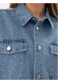 Pieces Kurtka jeansowa Tamra 17157410 Niebieski Regular Fit. Kolor: niebieski. Materiał: bawełna #8