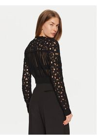 TwinSet - TWINSET Kardigan 241TT3234 Czarny Regular Fit. Kolor: czarny. Materiał: bawełna #3