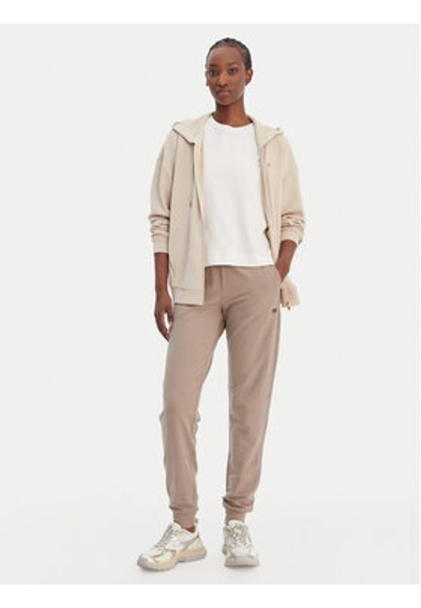 EA7 Emporio Armani Bluza 7W000192 AF12643 U1088 Beżowy Relaxed Fit. Kolor: beżowy. Materiał: syntetyk