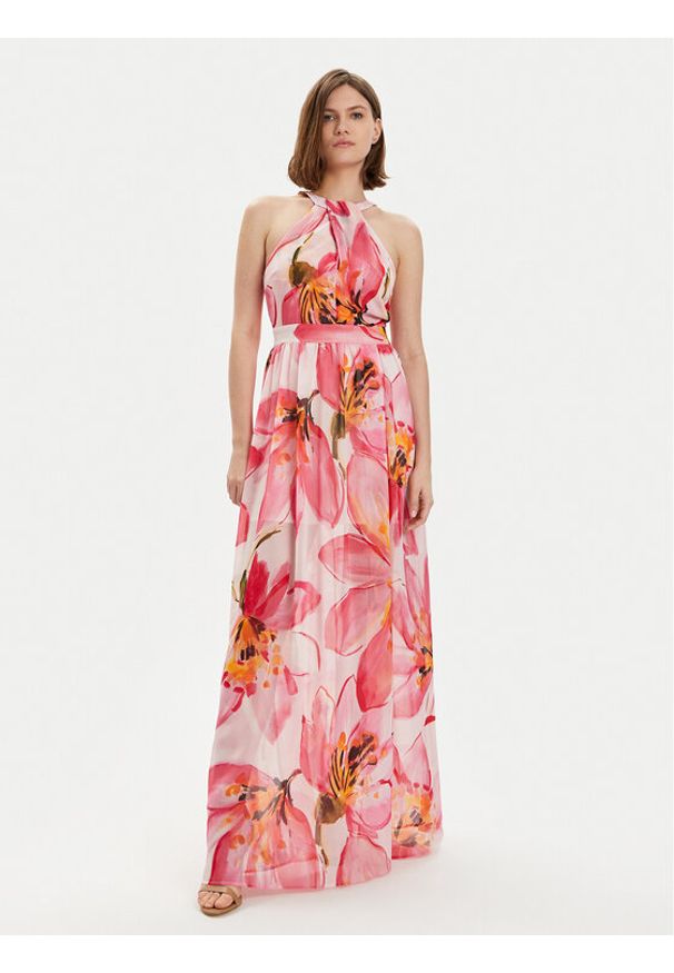 Gaudi Sukienka letnia 411FD15036 Różowy Regular Fit. Kolor: różowy. Materiał: syntetyk. Sezon: lato