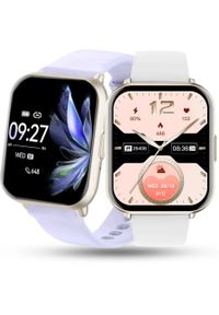 Rubicon - Zegarek damski SMARTWATCH RUBICON RNCF46 z dwoma paskami. Rodzaj zegarka: smartwatch