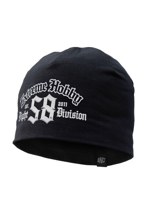Czapka zimowa męska beanie EXTREME HOBBY 58 DIVISION. Kolor: czarny. Materiał: elastan, bawełna. Sezon: zima. Styl: casual