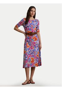 Lauren Ralph Lauren - LAUREN RALPH LAUREN Sukienka codzienna 250972596001 Kolorowy Regular Fit. Okazja: na co dzień. Wzór: kolorowy. Typ sukienki: proste. Styl: casual #5