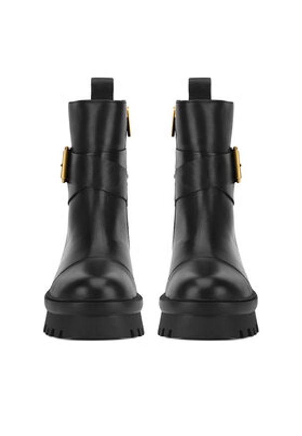 Badura Botki AYBEN-1743-24 Czarny. Kolor: czarny. Materiał: skóra